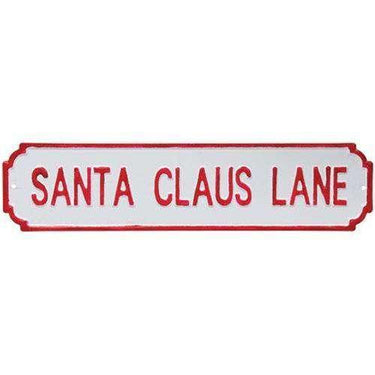 Santa Claus Lane Street Sign - The Fox Decor